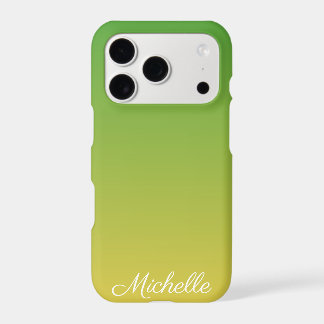Ombre vert et jaune personnalisé