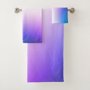 Ombre violet turquoise