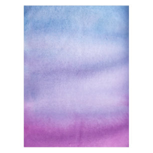 Ombre Watercolor Custom Purple/Blue Tablecloth