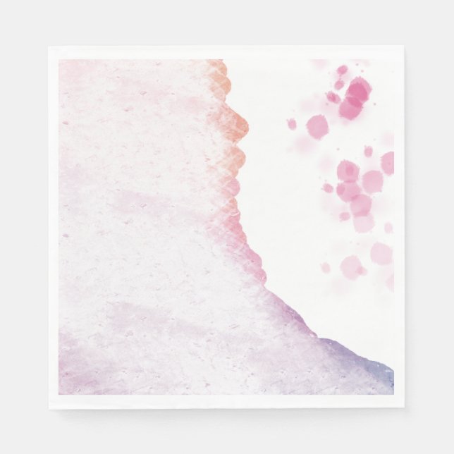 Ombre Watercolor Standard Napkins (Front)