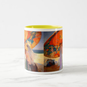 Ombres reflectides by LLUÍS MASRIERA Two-Tone Coffee Mug