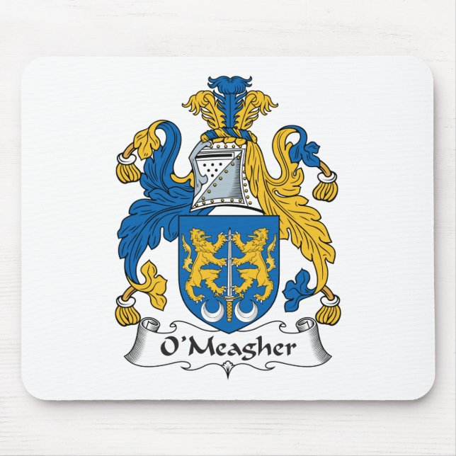 O'Meagher Family Crest Mouse Pad (Front)