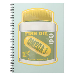 Omega 3 fish oil notebook