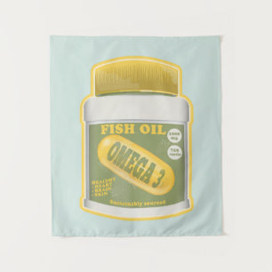 Omega 3 fish oil tapestry