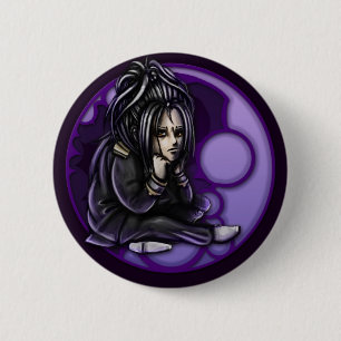 omega badge 2 inch round button