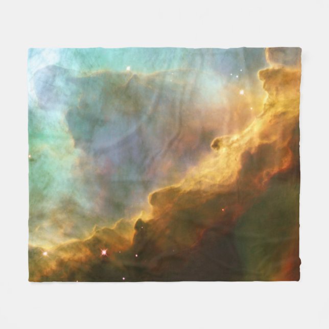 Omega Nebula Fleece Blanket (Front (Horizontal))