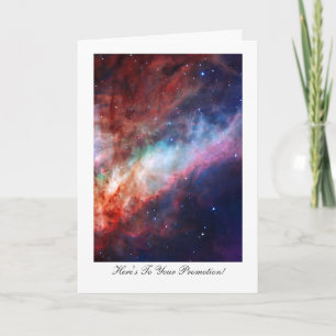 Omega Nebula, Messier 17 - Congrats on Promotion Card