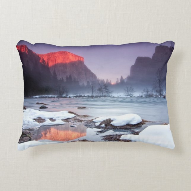 Omega Red Accent Pillow (Front)