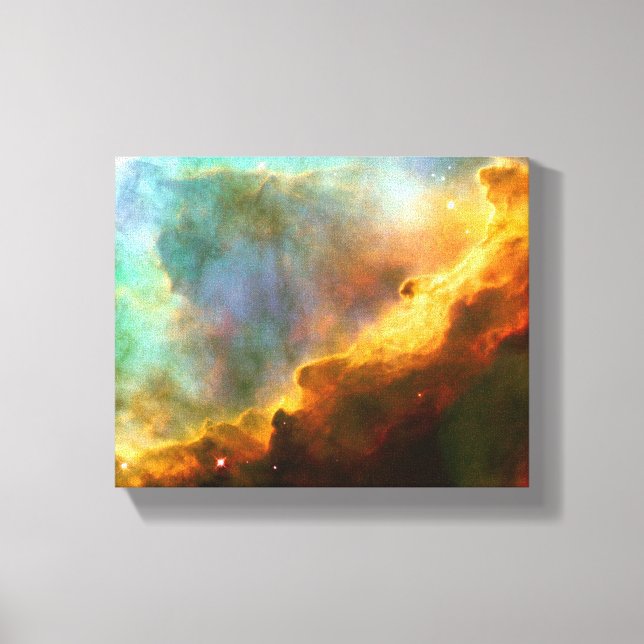 Omega / Swan Nebula (Hubble Telescope) Canvas Print (Front)