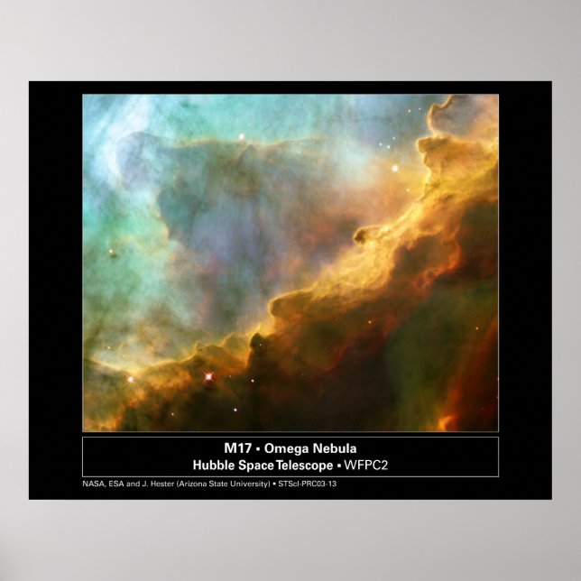 OmegaNebula-M17-2003-13a Poster (Front)