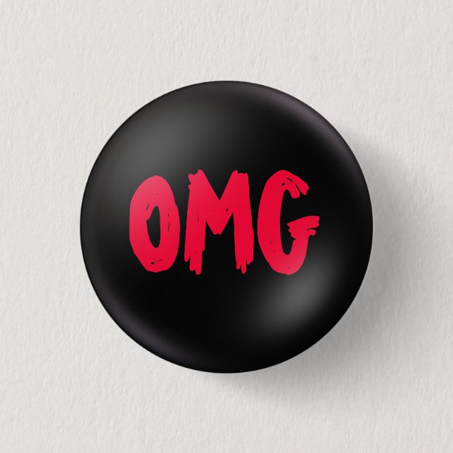 OMG 1 INCH ROUND BUTTON (Front)
