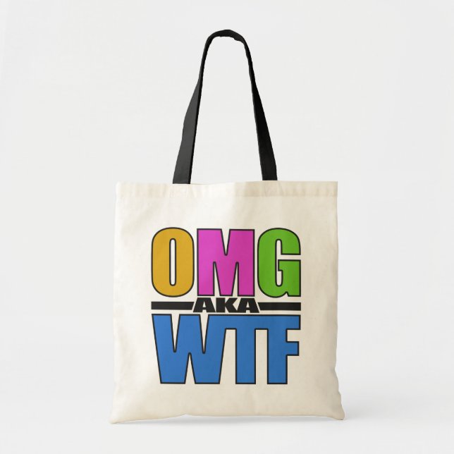 OMG aka WTF bag - choose style & colour (Front)