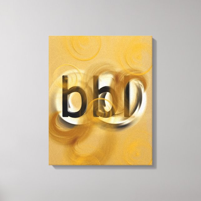 OMG! bbl Canvas Print (Front)