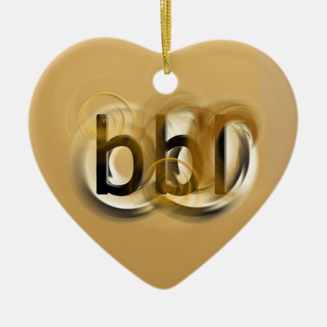 OMG! bbl Ceramic Ornament (Front)