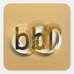 OMG! bbl Square Sticker