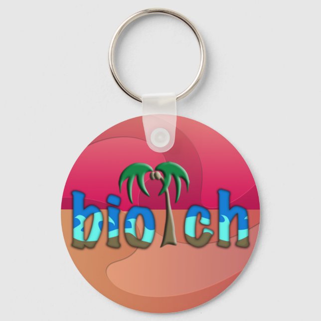 OMG! biotch Keychain (Front)