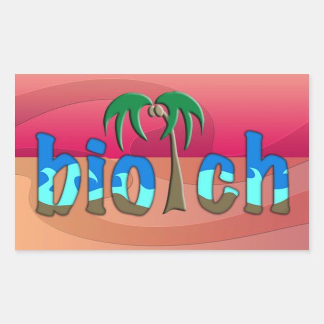 OMG! biotch Sticker (Front)