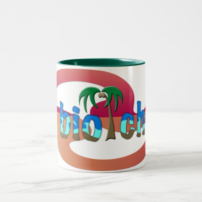 OMG! biotch Two-Tone Coffee Mug (Center)
