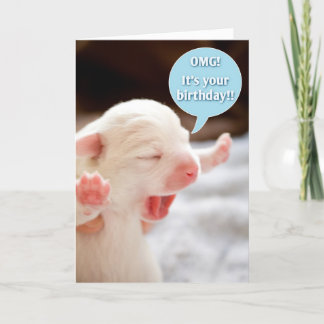 OMG Birthday! Card