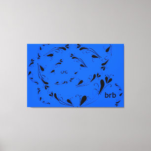 OMG! brb Canvas Print