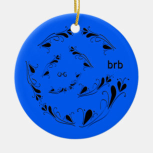 OMG! brb Ceramic Ornament