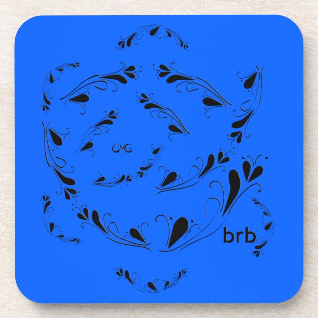 OMG! brb Coaster (Front)