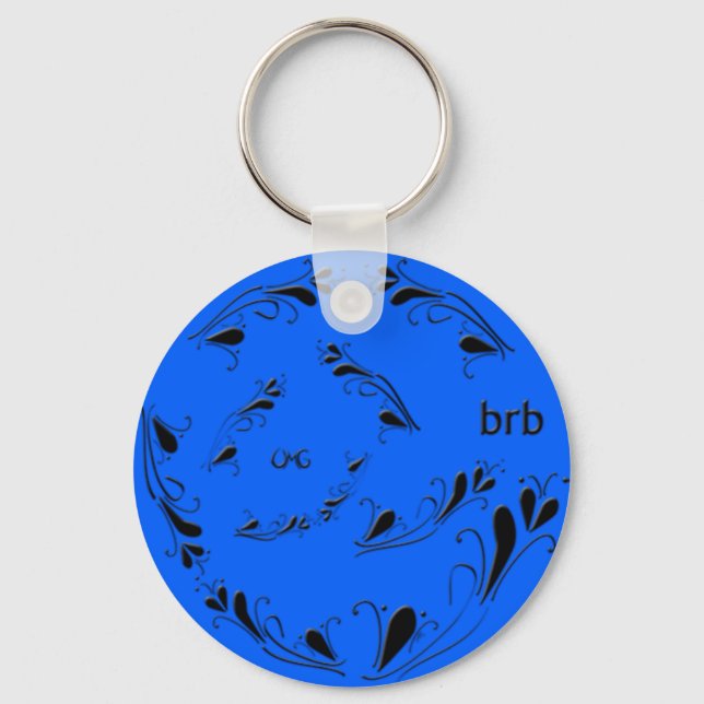 OMG! brb Keychain (Front)