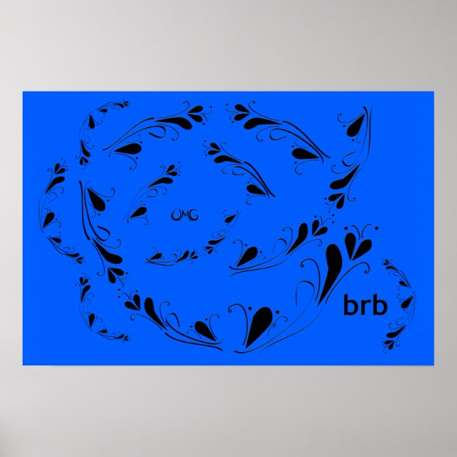 OMG! brb Poster (Front)