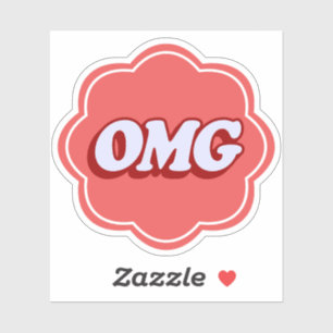 OMG Expression - Bold Text Sticker
