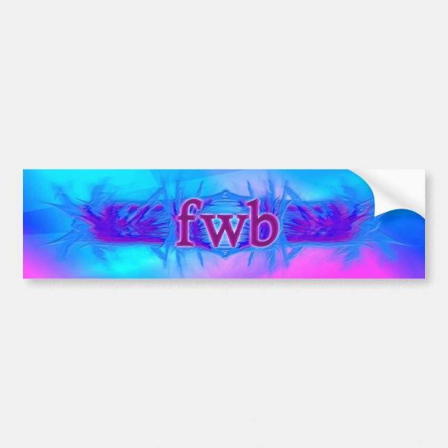 OMG! fwb Bumper Sticker (Front)