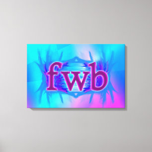 OMG! fwb Canvas Print