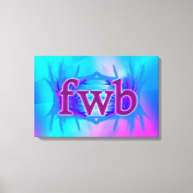 OMG! fwb Canvas Print (Front)