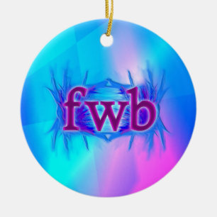 OMG! fwb Ceramic Ornament