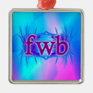 OMG! fwb Metal Ornament