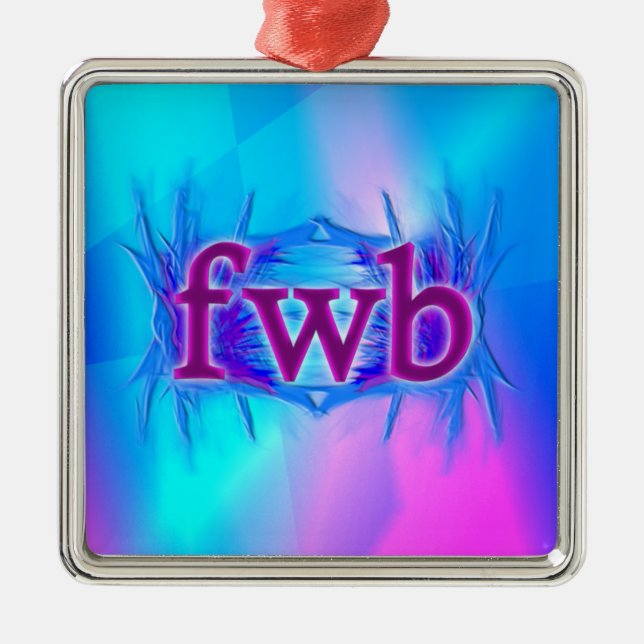 OMG! fwb Metal Ornament (Front)