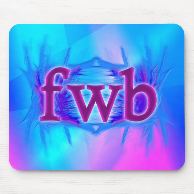 OMG! fwb Mouse Pad (Front)