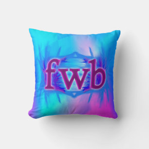 OMG! fwb Throw Pillow