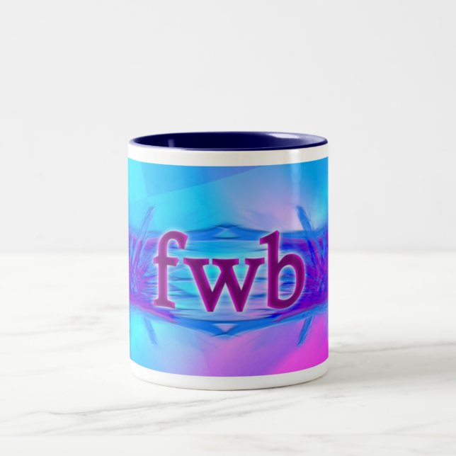 OMG! fwb Two-Tone Coffee Mug (Center)