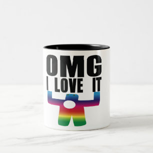 OMG I Love It Two-Tone Coffee Mug