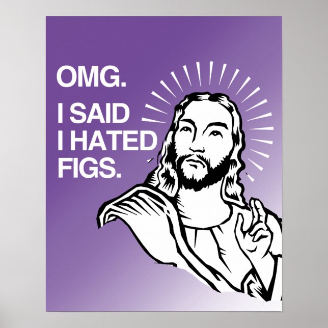 OMG, I SAID I HATED FIGS POSTER (Front)