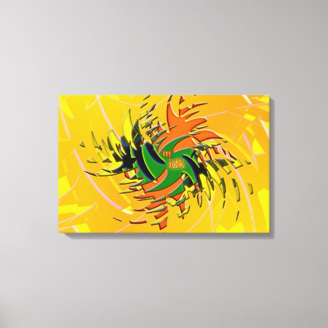 OMG! idk Canvas Print (Front)