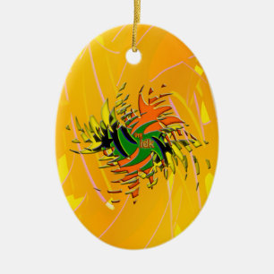 OMG! idk Ceramic Ornament