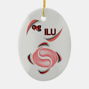 OMG! ilu Ceramic Ornament