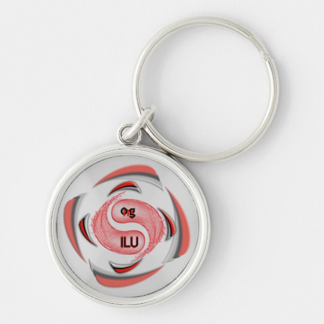 OMG! ilu Keychain (Front)