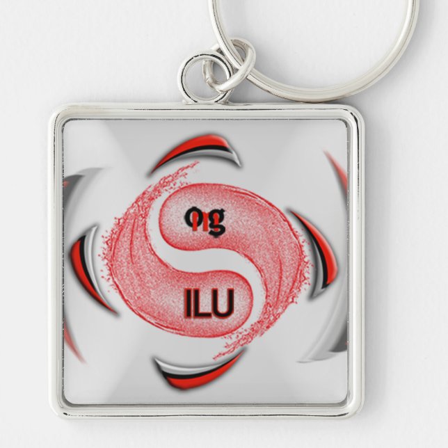 OMG! ilu Keychain (Front)