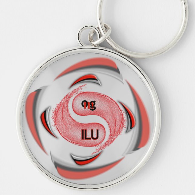 OMG! ilu Keychain (Front)