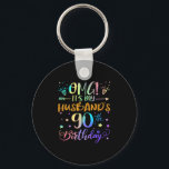 Omg Its My Husbands 90th Birthday Sweet 90 Years O Keychain<br><div class="desc">Omg Its My Husbands 90th Birthday Sweet 90 Years Old Premium</div>