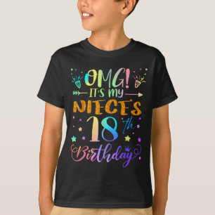 Omg Its My Nieces 18th Birthday Sweet 18 Years Old T-Shirt
