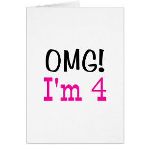 OMG j'ai 4 ans (le rose)