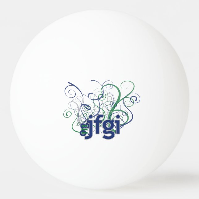 OMG! jfgi Ping Pong Ball (Front)